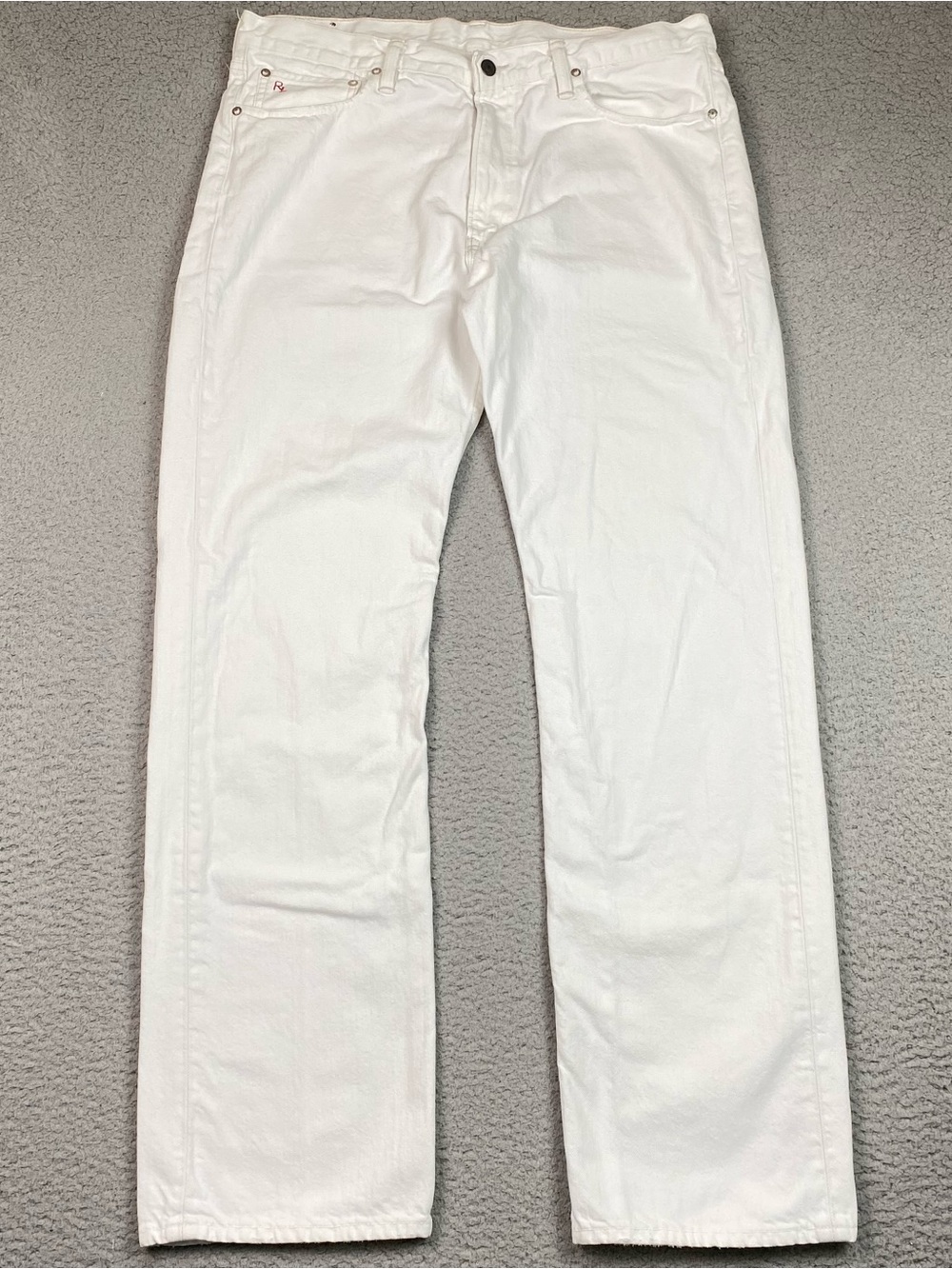 Polo Ralph Lauren Jeans Men's Size 36 x 34 White Denim Classic Fit Clean EUC